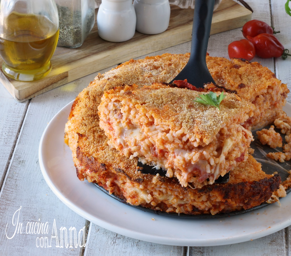 Arroz de forno à pizzaiola
