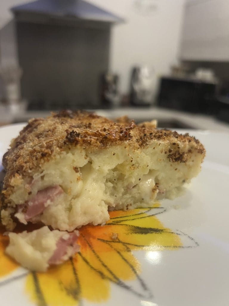 Gateau de batata sem ovos