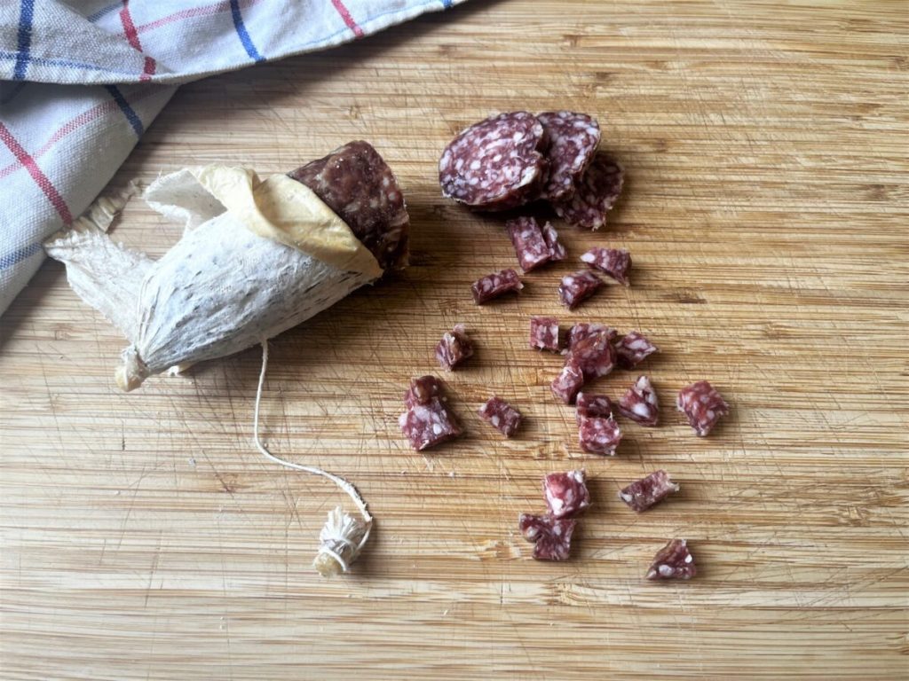 pastiera salgada salame queijo