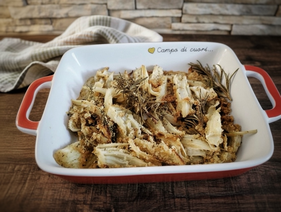 FUNCHO GRATINADO AO FORNO