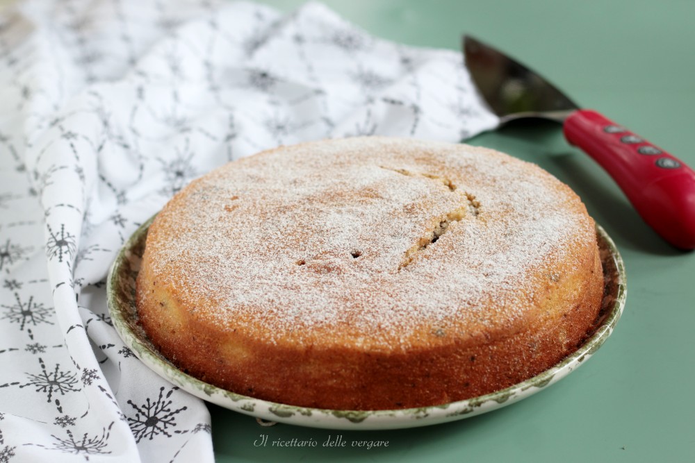 Bolo de coco com chocolate