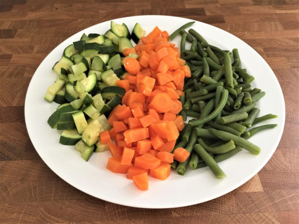 salada arroz fresca colorida