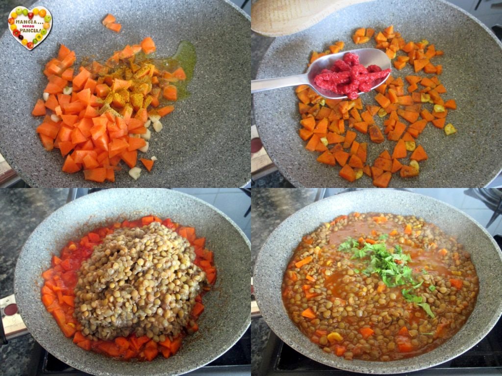 Lentilhas cozidas com especiarias, Mangia senza Pancia