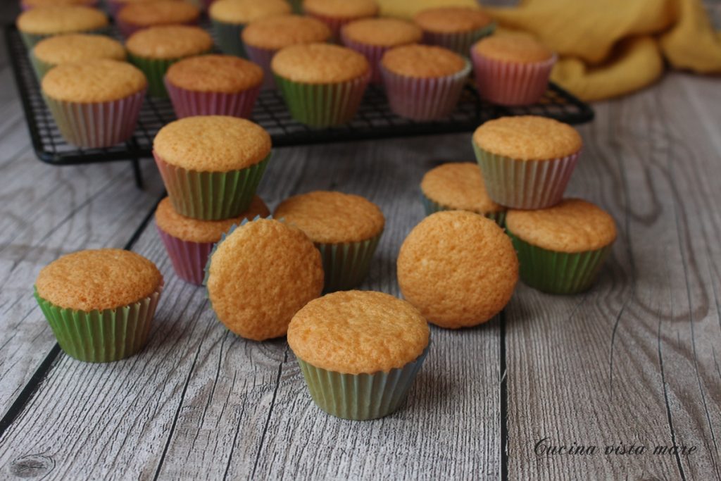 Mini muffin de baunilha Cozinha vista mar