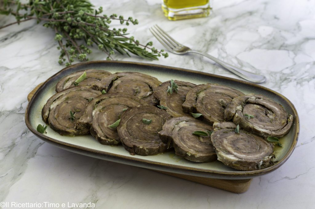 panceta de cordeiro assada