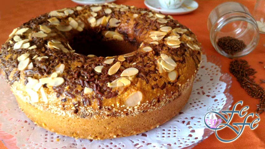 BOLO DE AMÊNDOA E CHOCOLATE (Receita com Forno Versilia)
