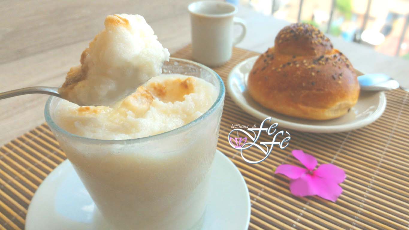 GRANITA DE AMÊNDOAS (Receita Siciliana)