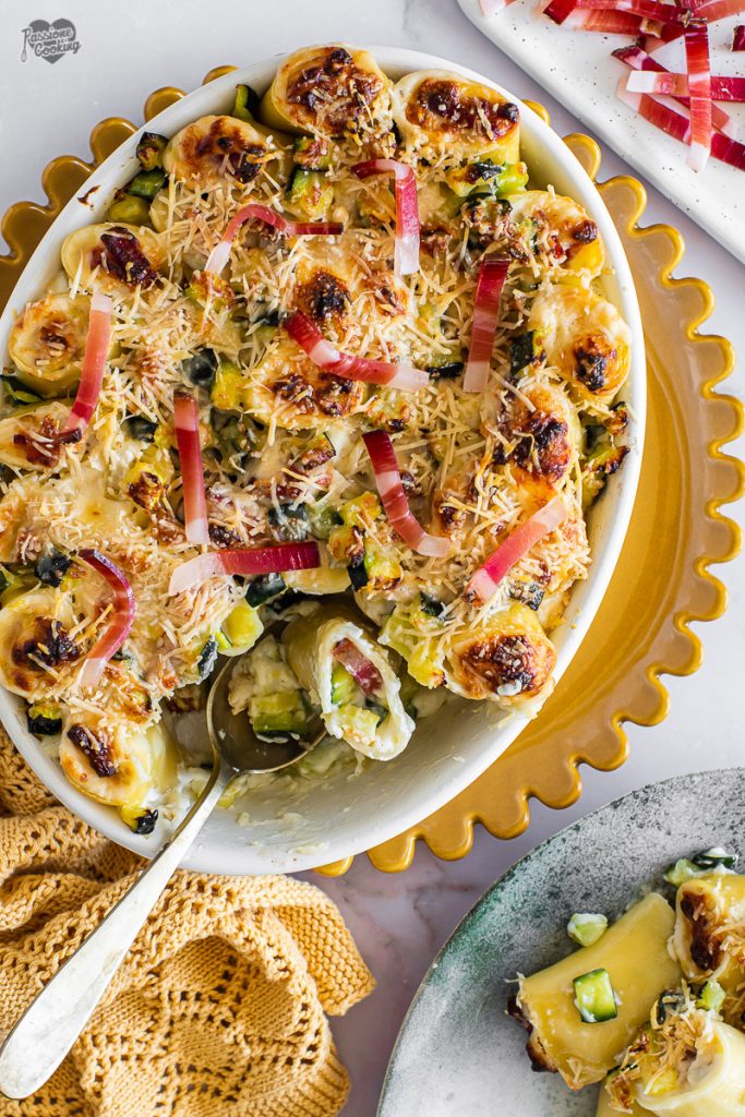 Paccheri recheados com Speck Alto Adige IGP