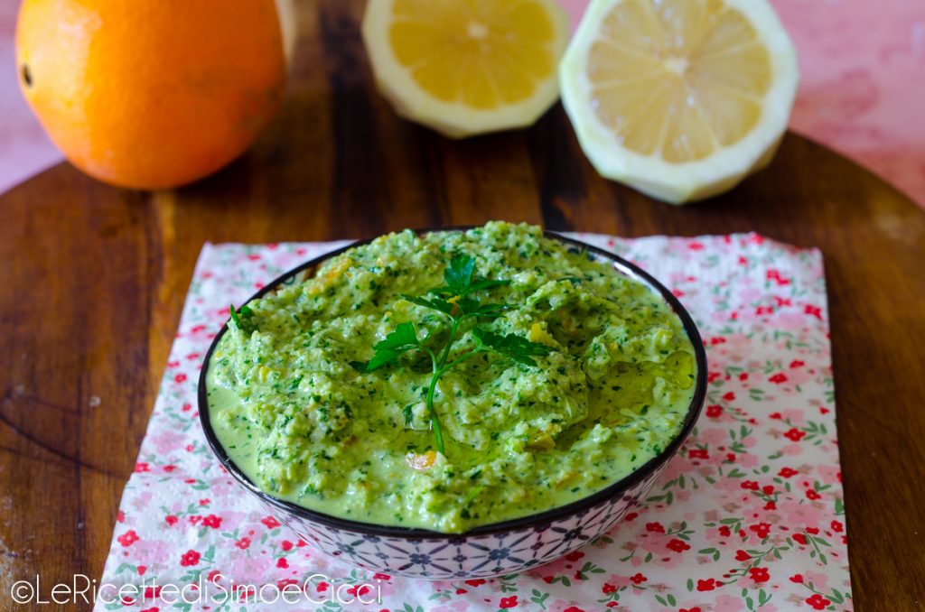 Pesto de frutas cítricas