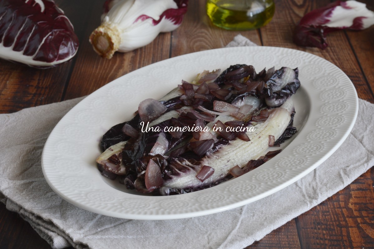 Radicchio na frigideira