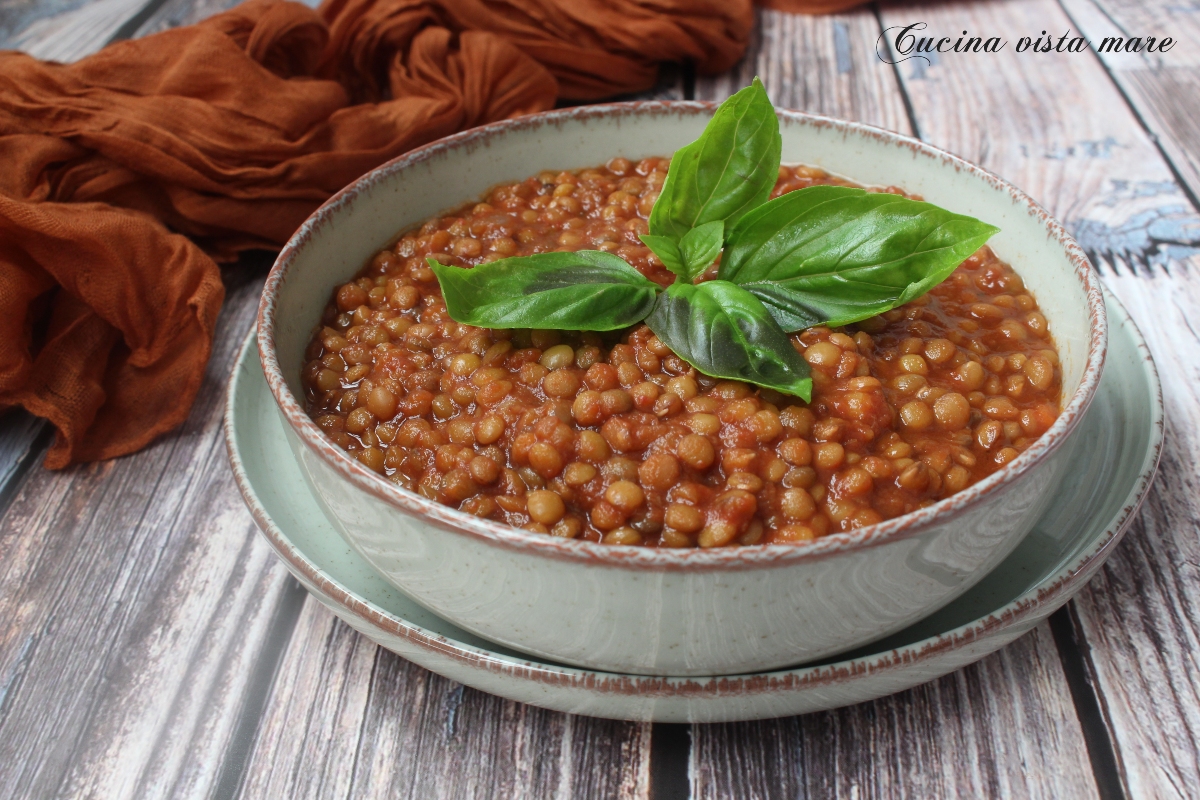 Ragu de lentilha em slow cooker