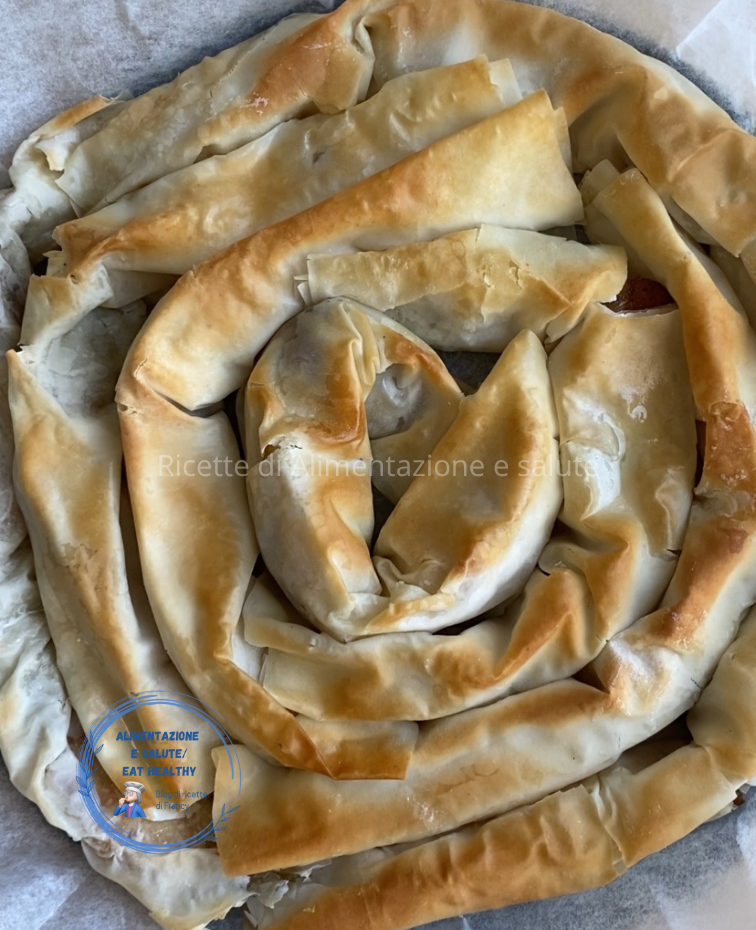 Torta de batatas e alcachofras enrola e come