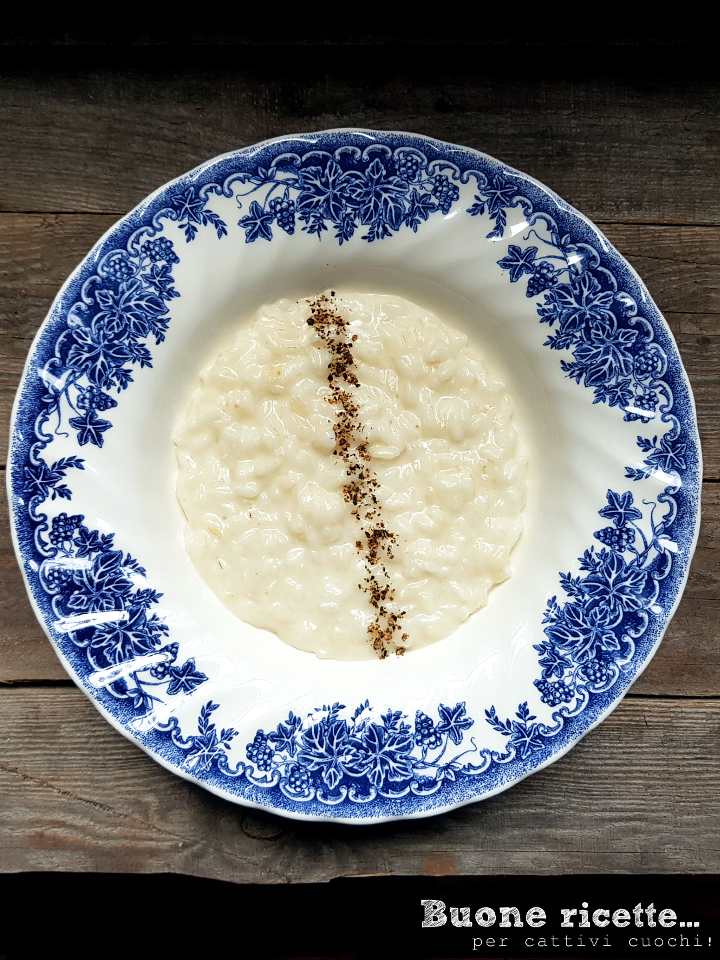 risoto cremoso cacio e pepe