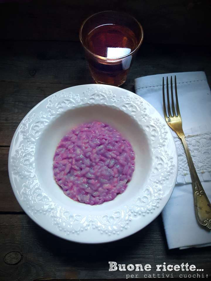 Risoto de repolho roxo receita elegante
