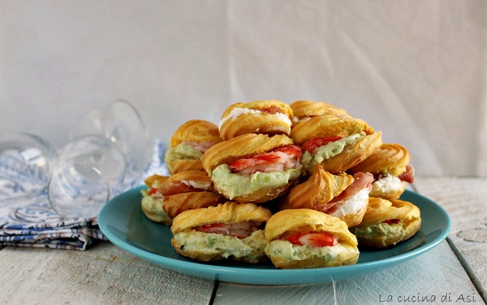 Rosquinhas salgadas recheadas