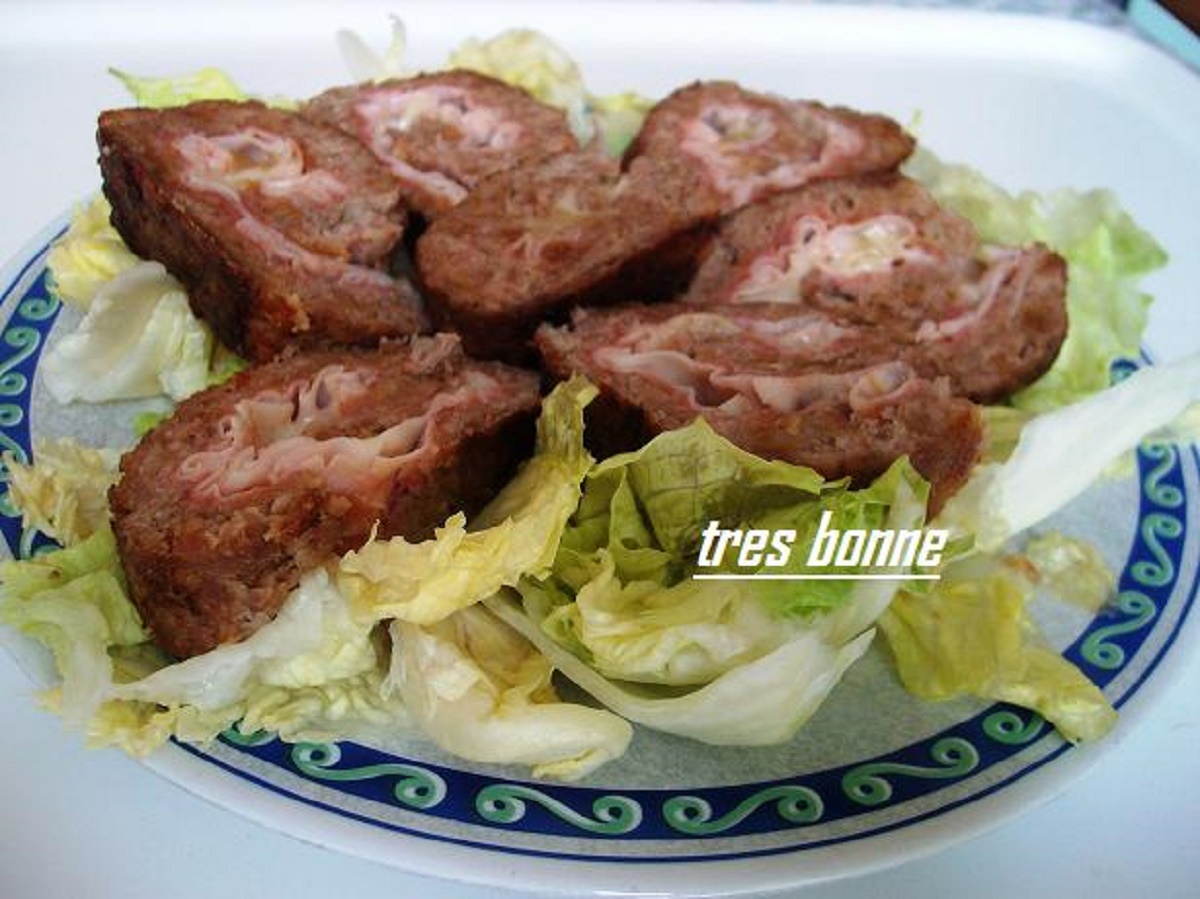 Rolo de carne recheado