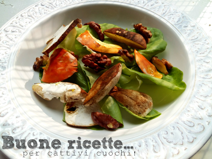 Salada de ovolos e porcini