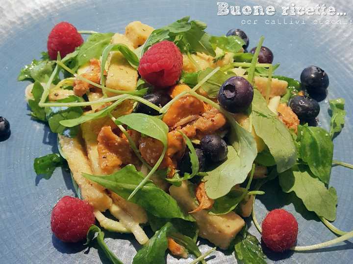 salada de cogumelos crus