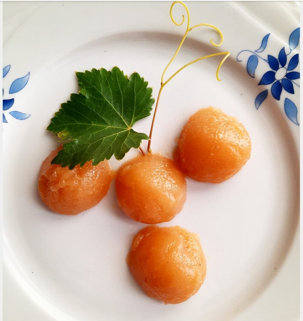 Gelatina de suco de uva Moscato