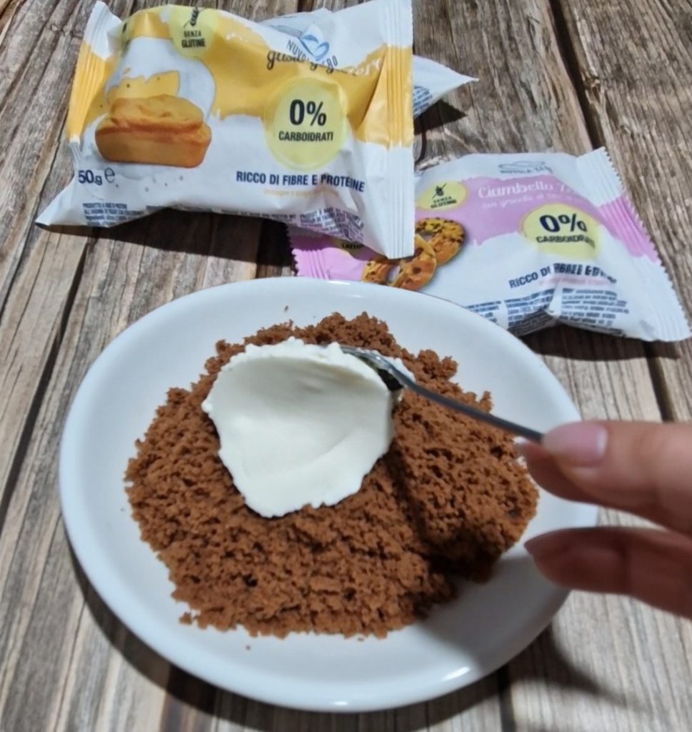 Os docinhos com bolo de cacau de Nuvola zero