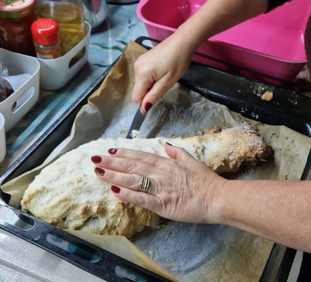 Como assar peixe no sal