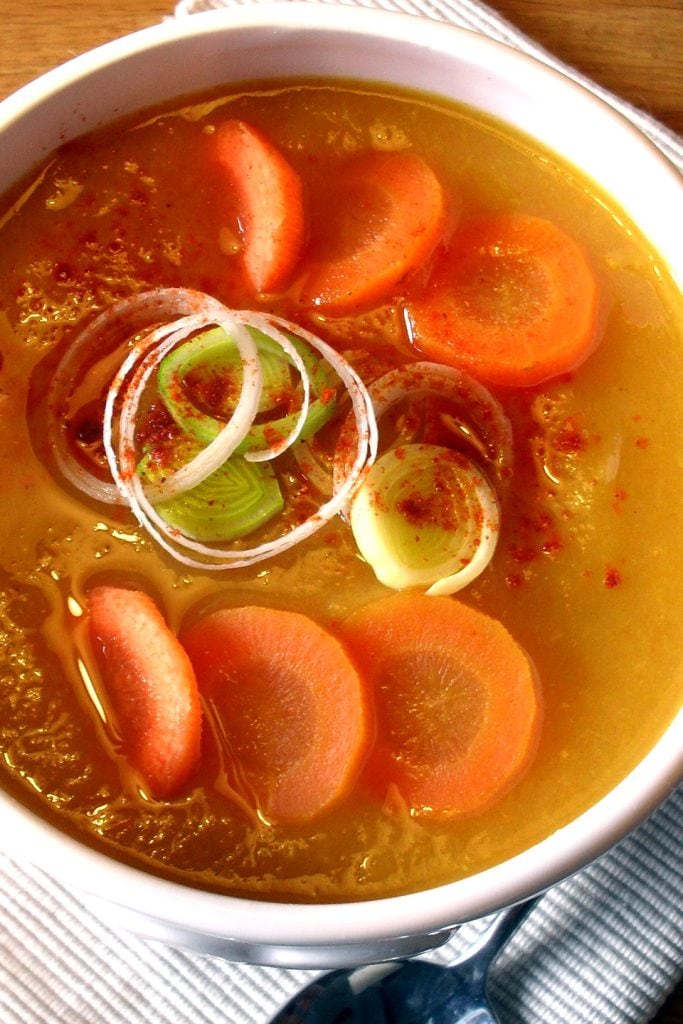 Sopa de verduras desintoxicante pós-exagero, Mangia senza Pancia
