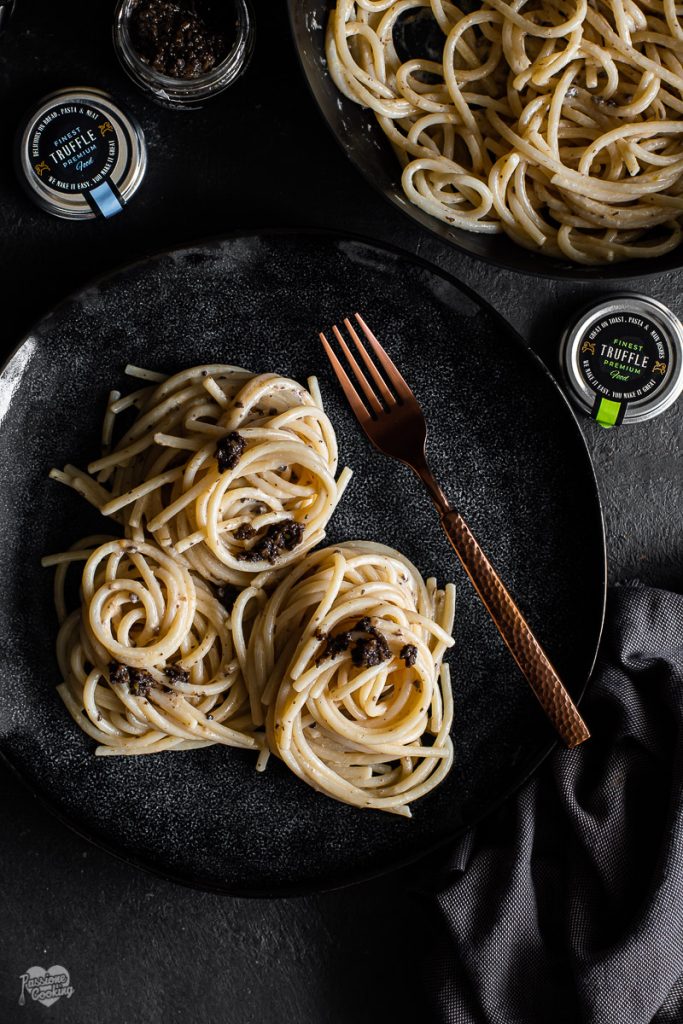 Spaghetti com trufas