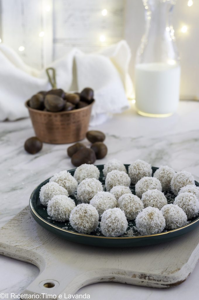 trufas de castanha