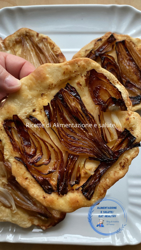 Torta crocante de cebolas de Tropea light