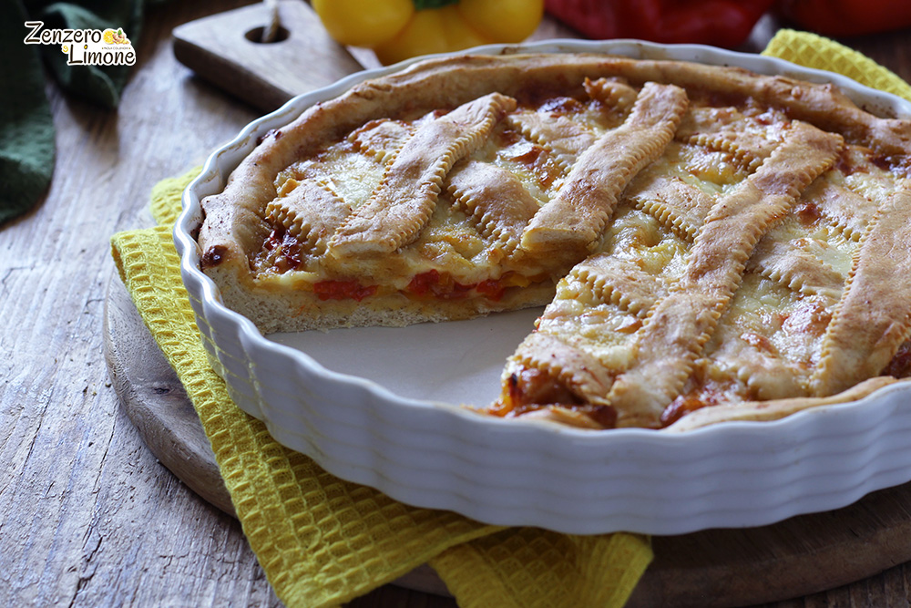 Torta de pimentão - fatia