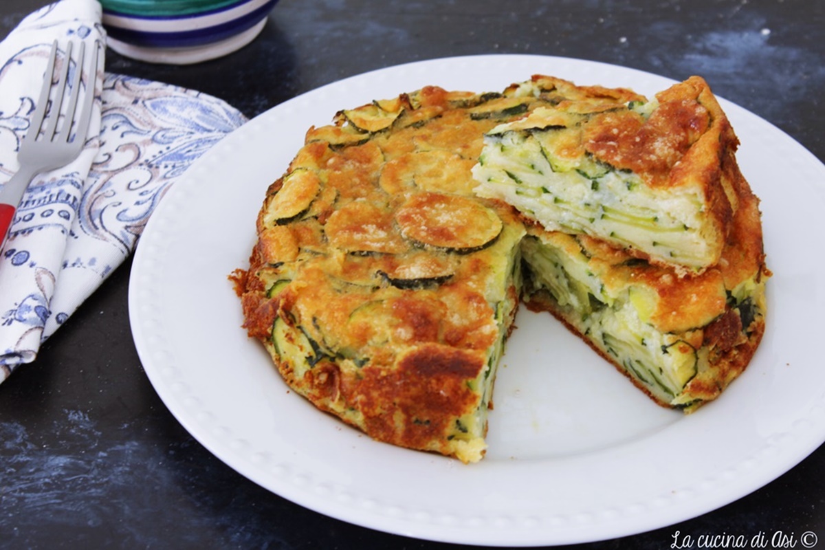 Torta invisível de abobrinha