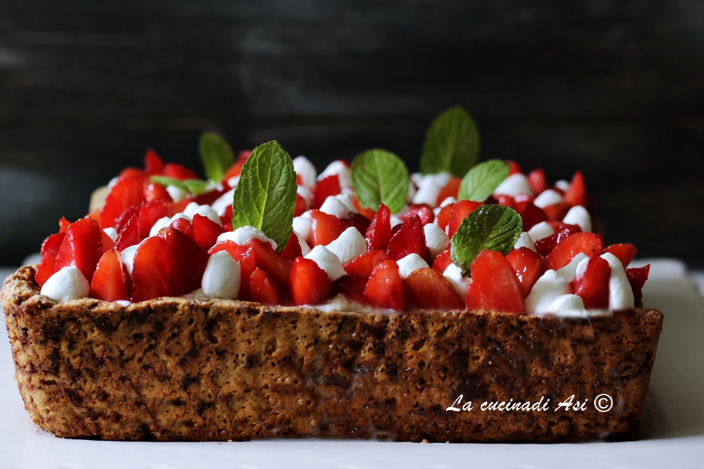 torta jardim de morangos