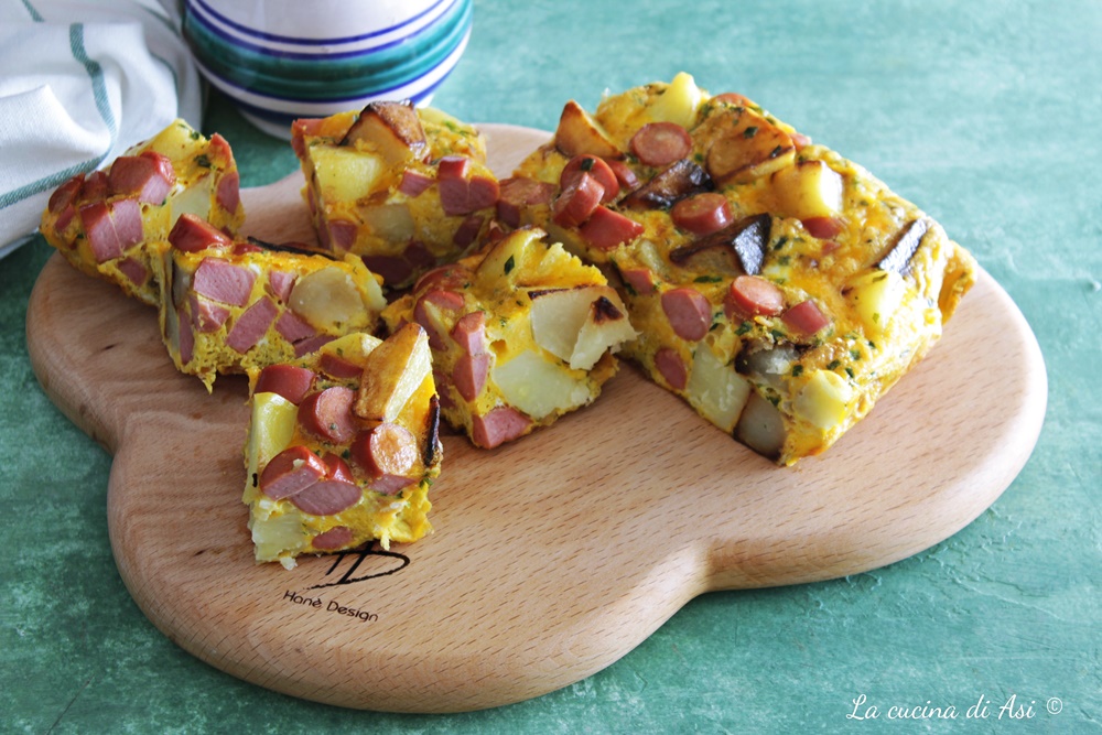 Tortinha de ovos e batatas