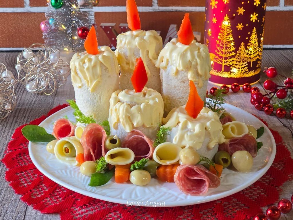 Velas de Natal Salgadas Recheadas