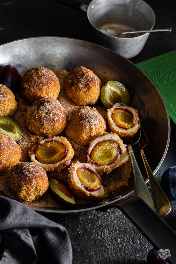 Canederli com ameixas - receita do Alto Adige
