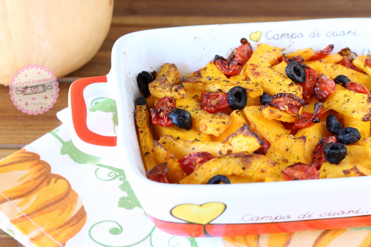 ABÓBORA COM TOMATES E AZEITONAS ASSADAS a abóbora mais gostosa que você já provou