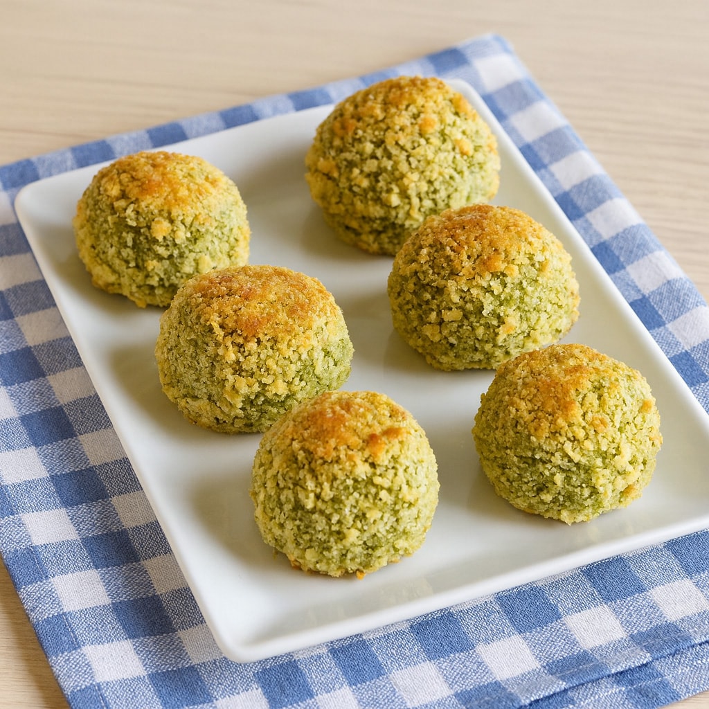 Almôndegas de grelos na fritadeira a ar