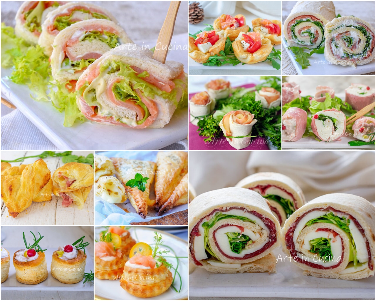 Aperitivos rápidos de última hora para o Ano Novo