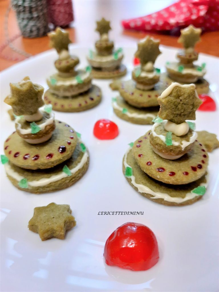 Biscoitos árvore de Natal