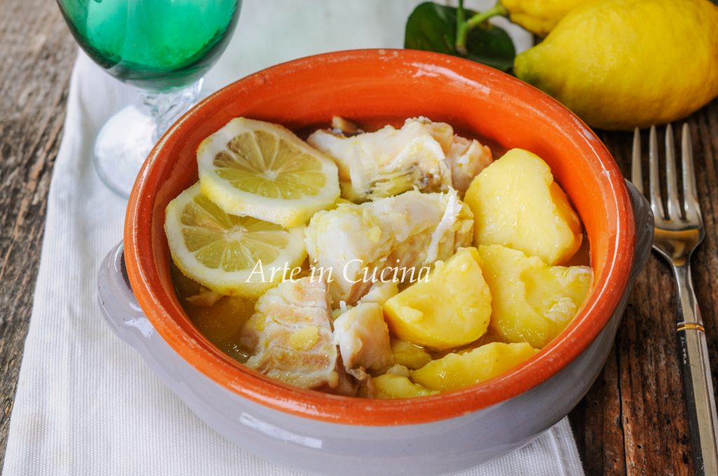 Bacalhau com limão e batatas da vovó Elena vickyart arte na cozinha