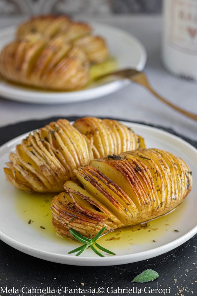 batatas Hasselback receita