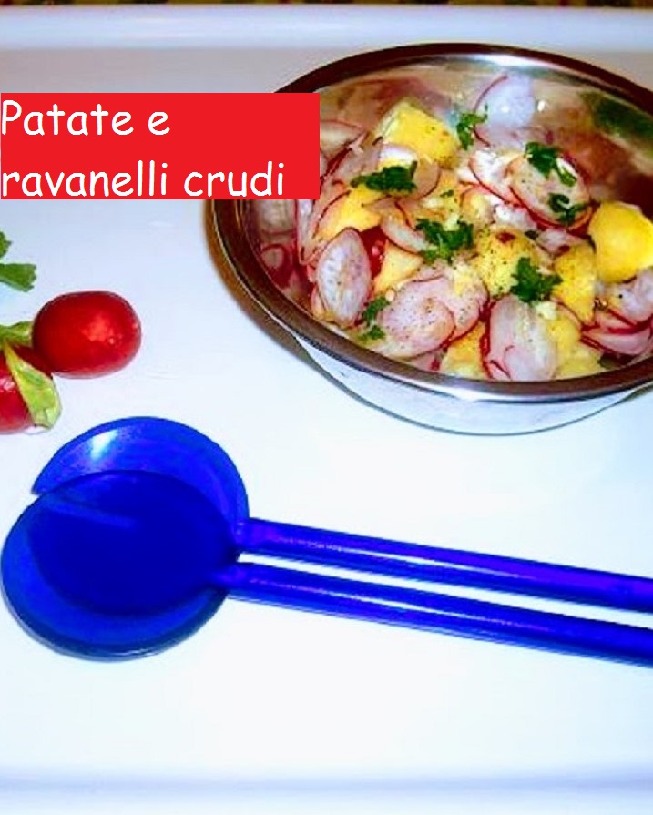 BATATAS E RABANETES CRUS