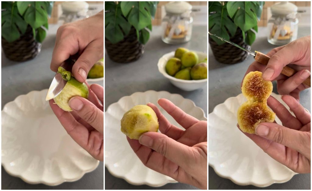 biscoitos com figos frescos