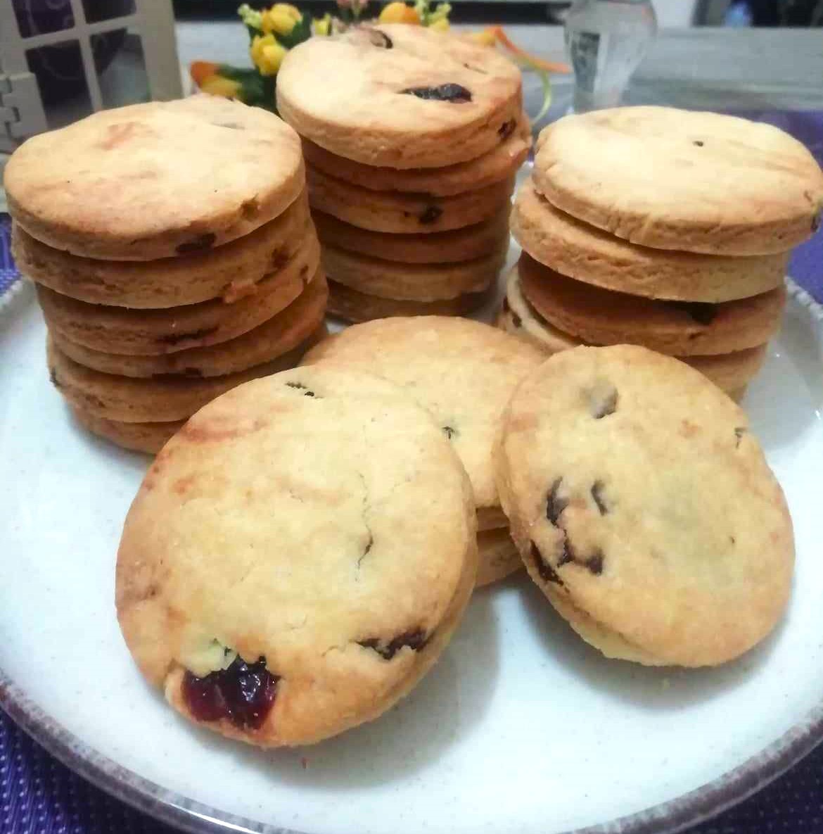 BISCOITOS DE ARROZ com cranberries