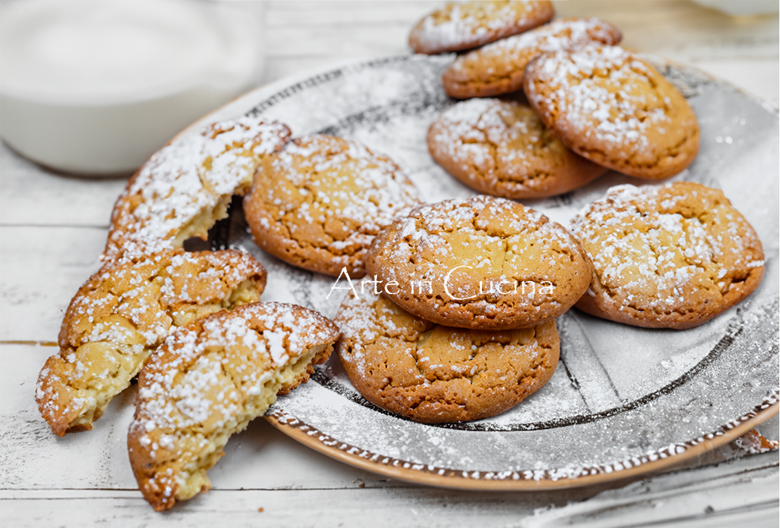 Biscoitos de arroz e amêndoas sem glúten
