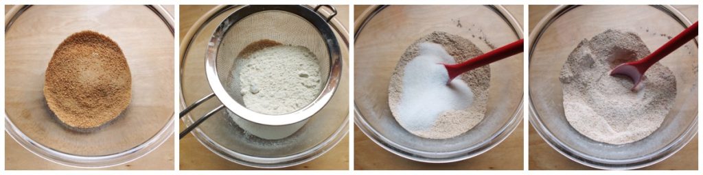 bolo de chocolate e amaretti - procedimento 1