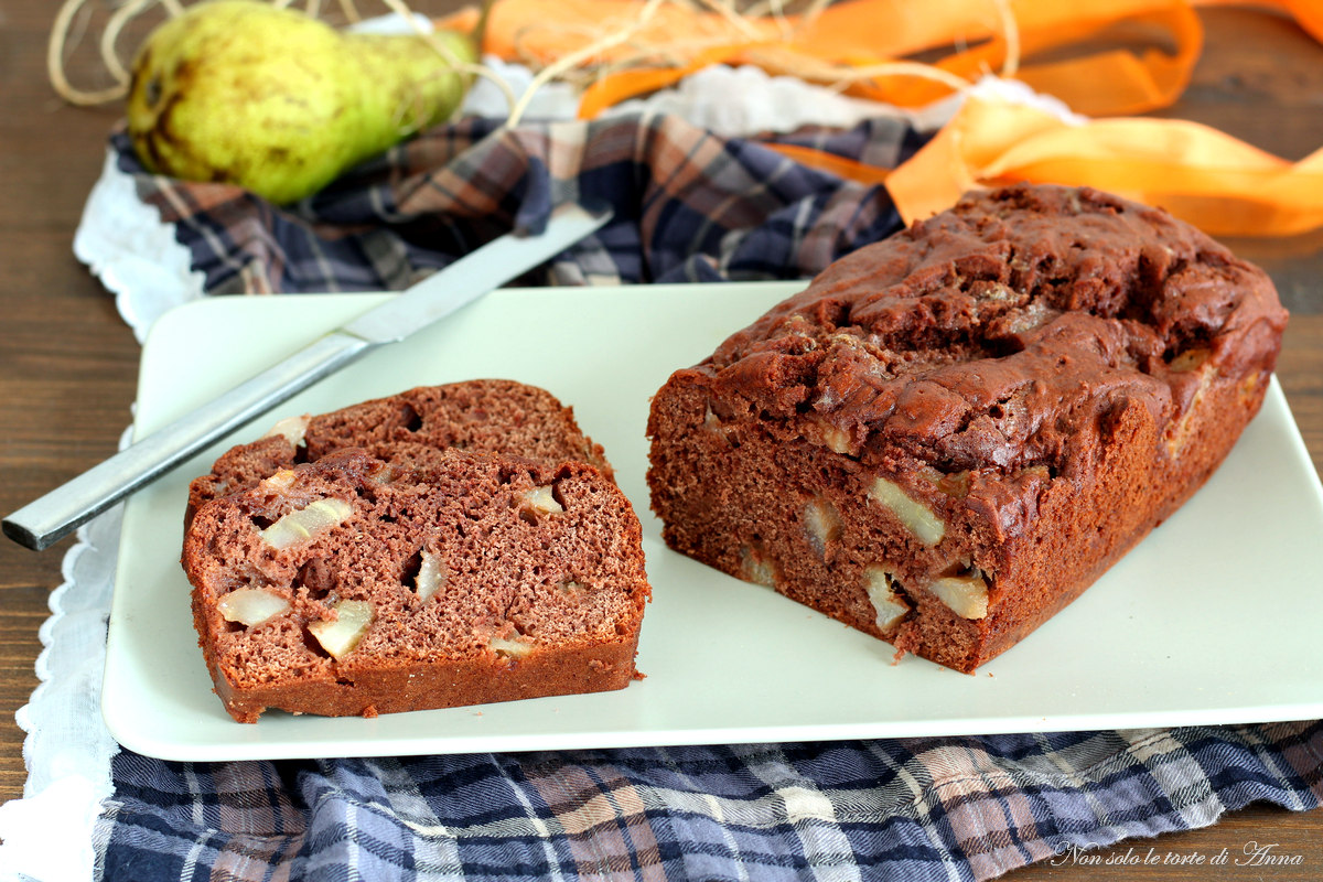Bolo de Pera e Chocolate