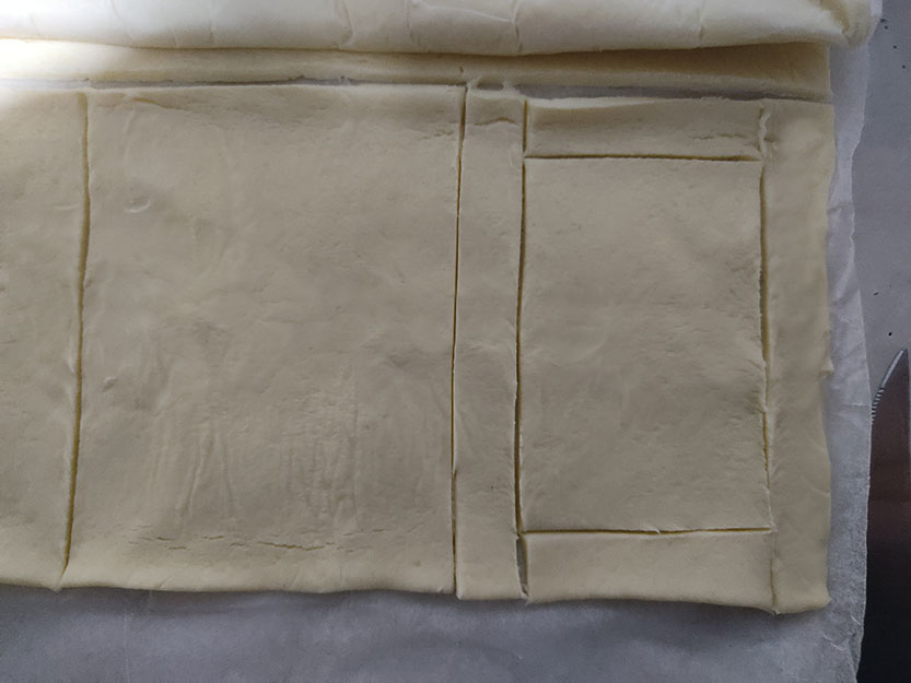 Caixinhas de massa folhada aperitivo individual