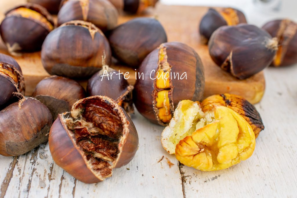 Castanhas na fritadeira elétrica