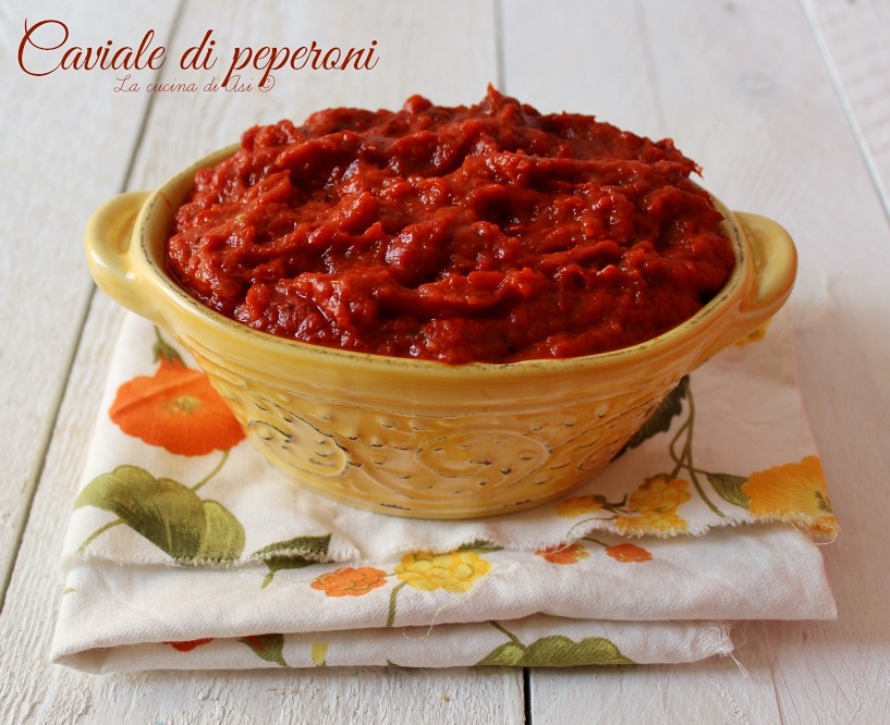 Caviar de pimentões